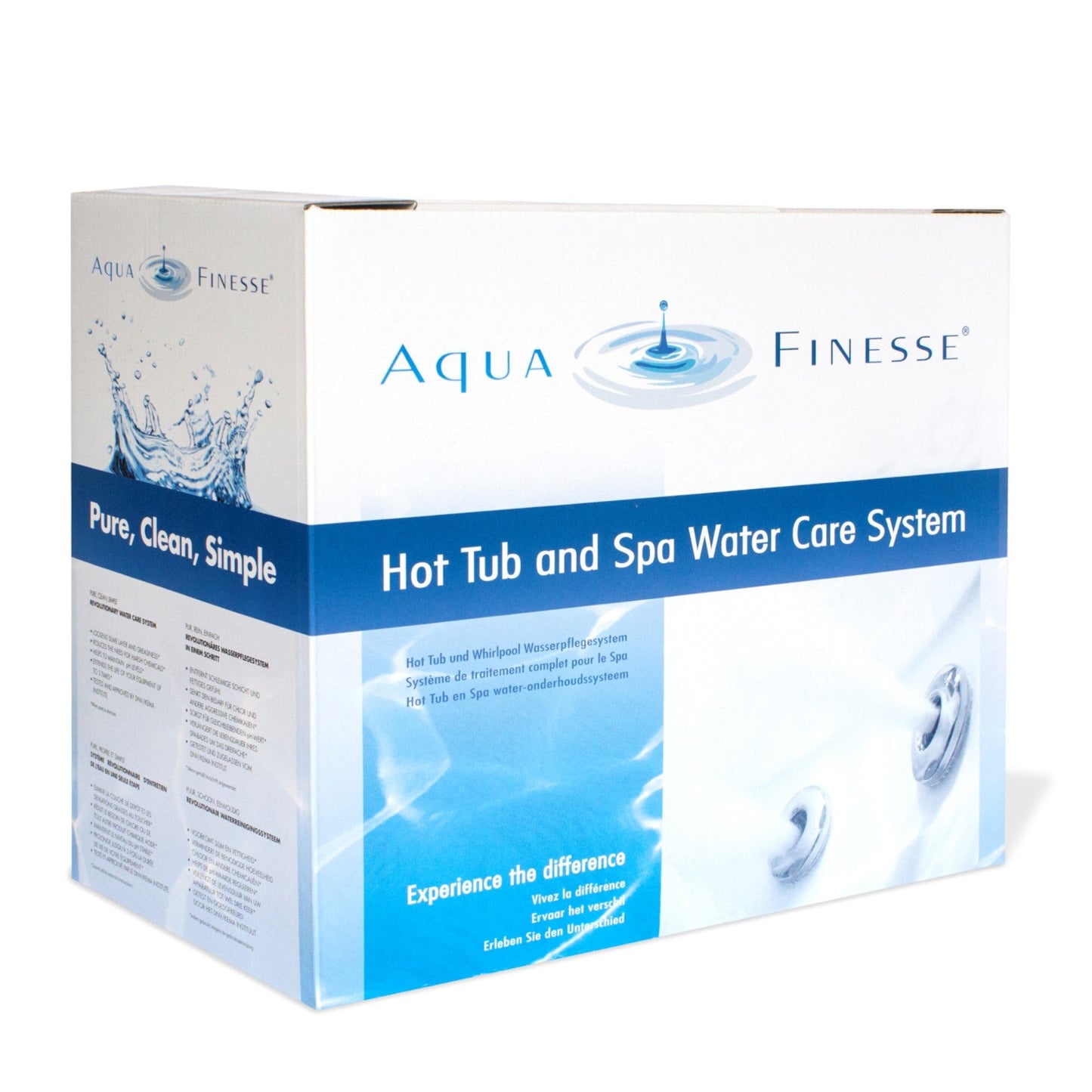 AquaFinesse Hot Tub Water Care System With Moisturiser Pack - Concentrate