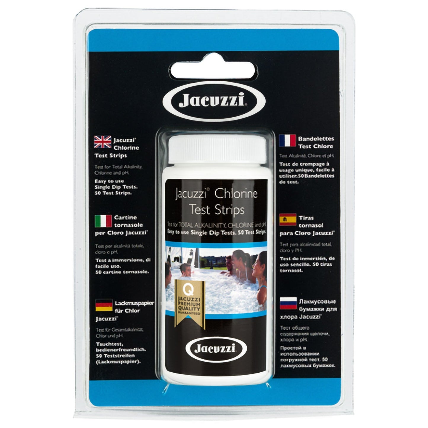 Jacuzzi® Hot Tub Chlorine Test Strips - Pack Of 50