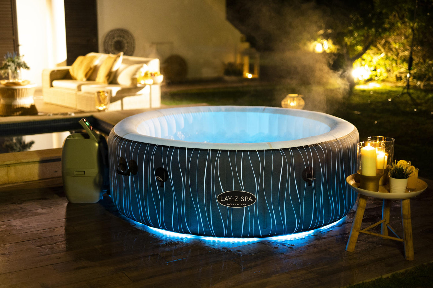 Lay-z Spa Lay-Z-Spa® AirJet Hollywood - 6 Person Inflatable Hot Tub