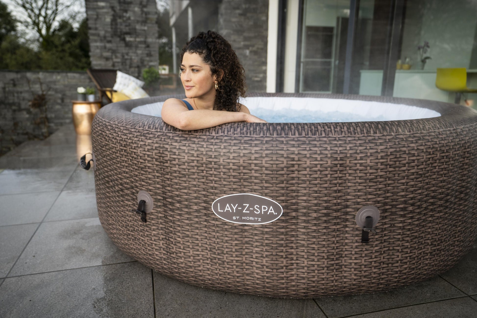 Lay-z Spa Lay-Z-Spa® AirJet St. Moritz - 7 Person Inflatable Hot Tub