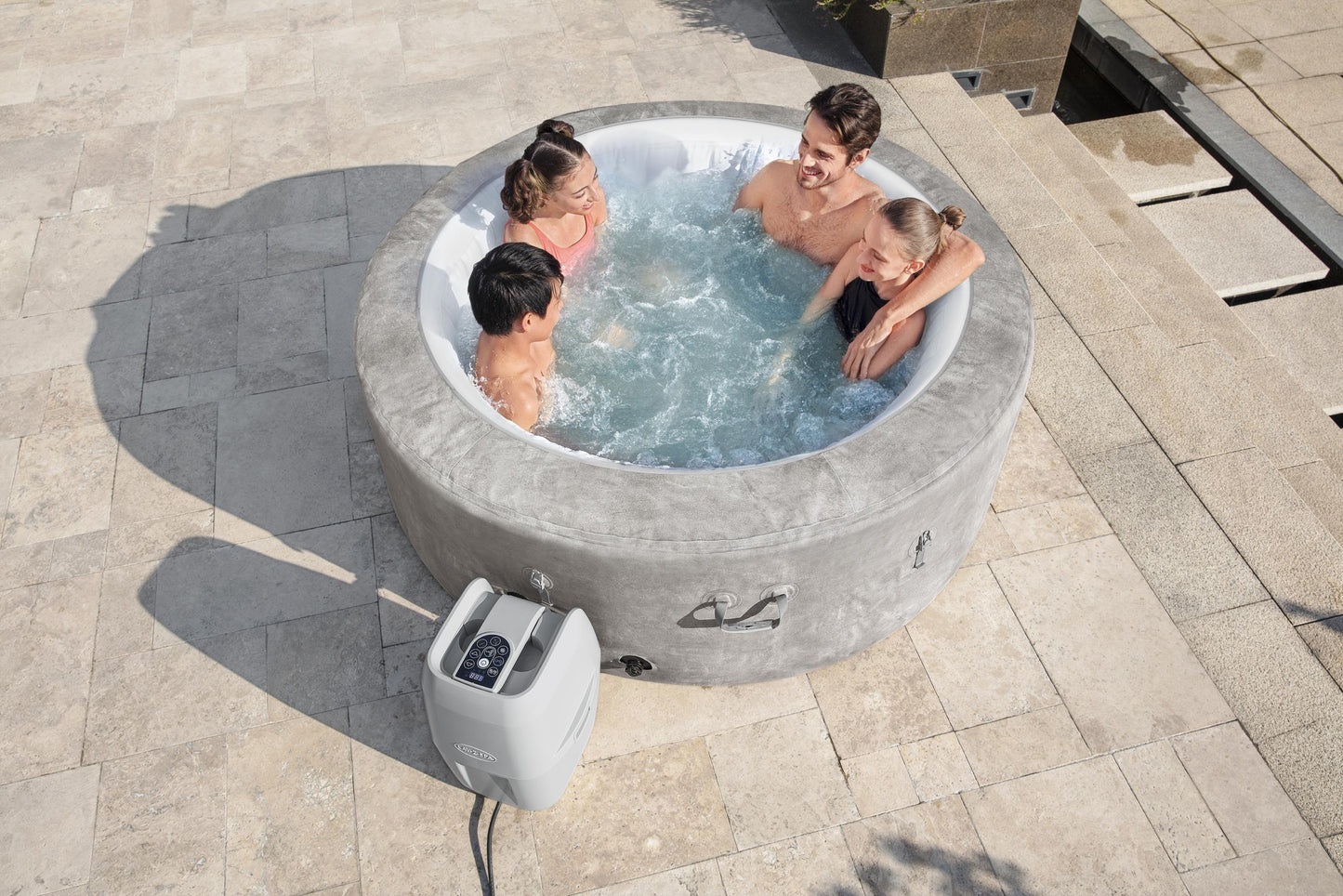 Lay-z Spa Lay-Z-Spa® AirJet Zurich - 4 Person Inflatable Hot Tub
