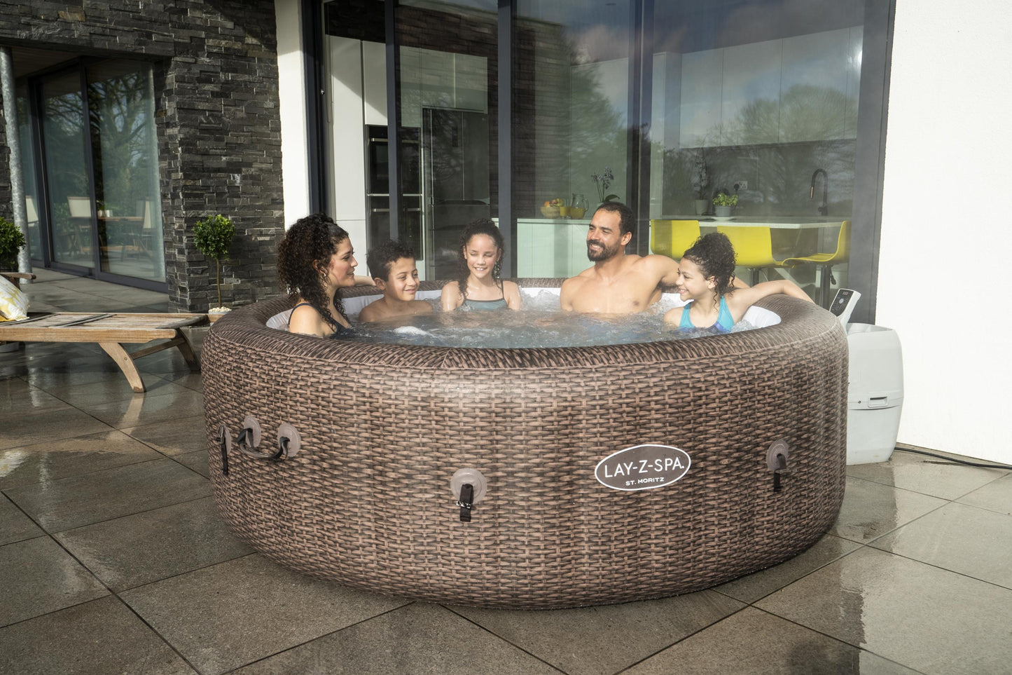 Lay-z Spa Lay-Z-Spa® AirJet St. Moritz - 7 Person Inflatable Hot Tub