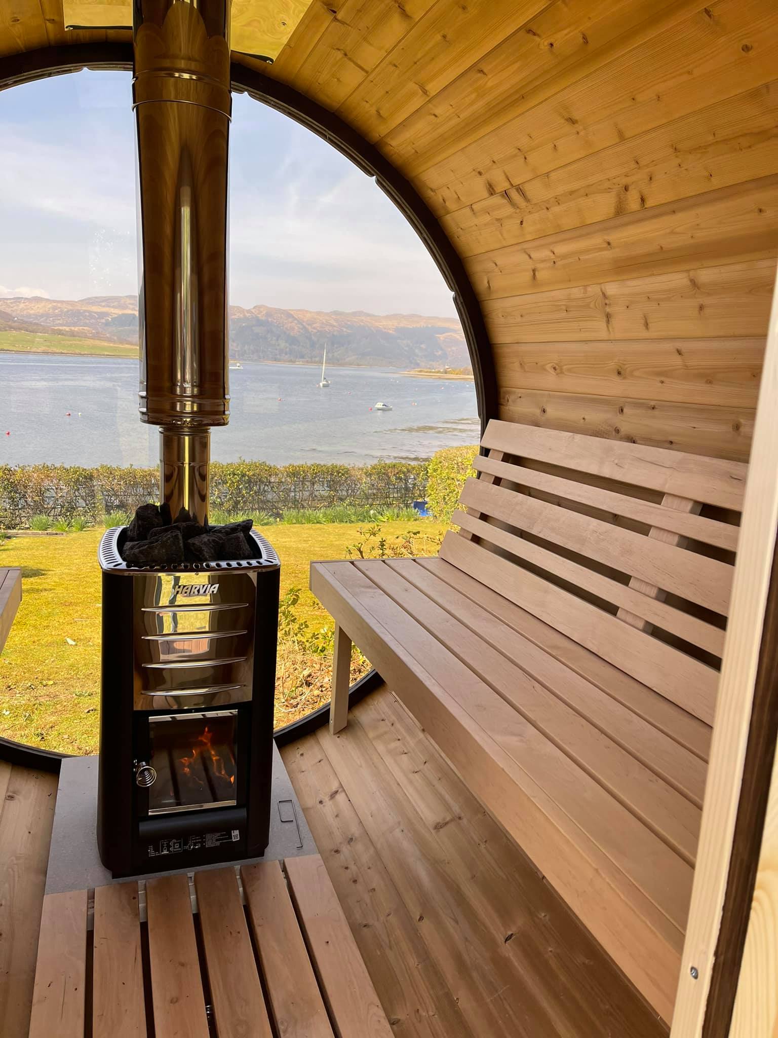  Outdoor Terrace 160 - 2 To 4 Person Barrel Sauna