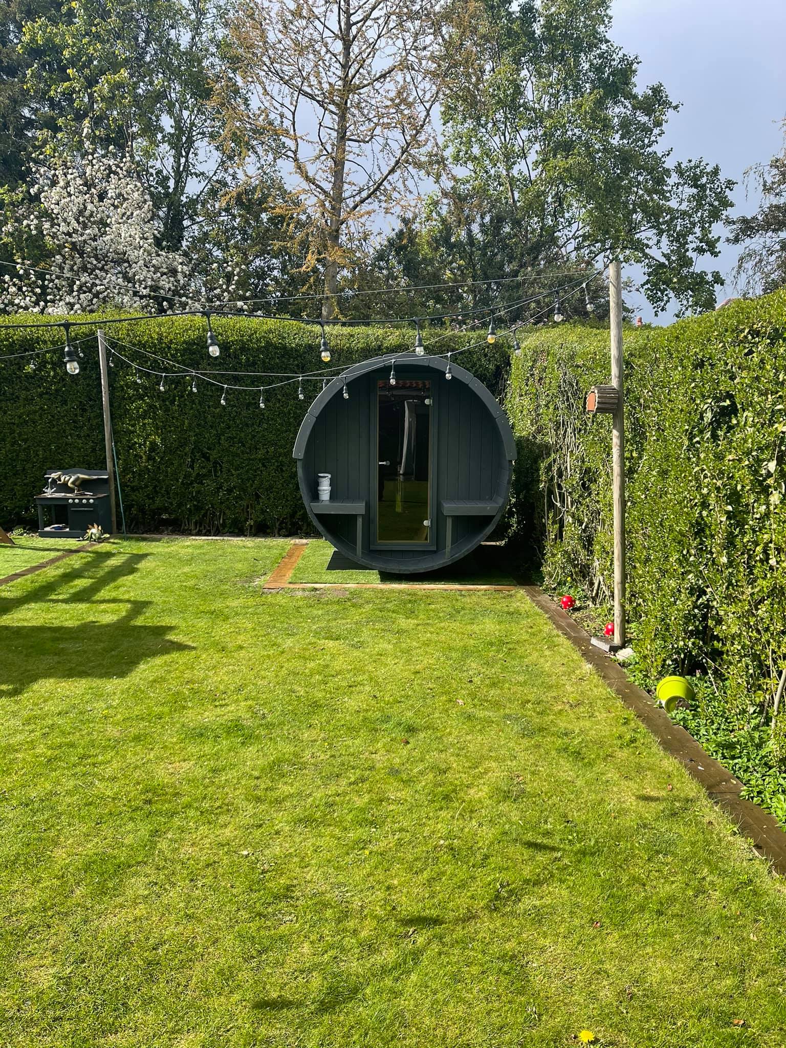  Outdoor Terrace 160 - 2 To 4 Person Barrel Sauna