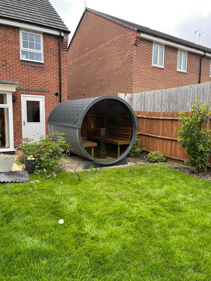  Outdoor Terrace 160 - 2 To 4 Person Barrel Sauna
