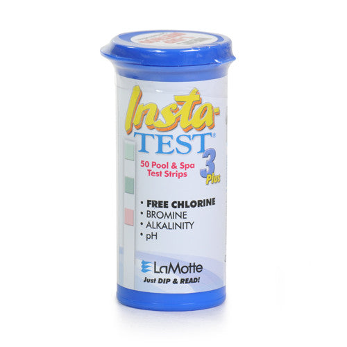  LaMotte Insta-Test 3 Plus Pool/Hot Tub Test Strips - Pack Of 50