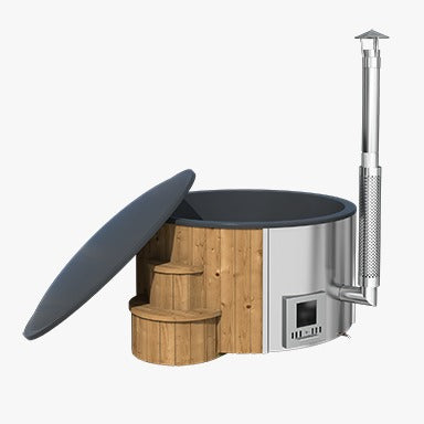  Outdoor Elite - 4 To 6 Person Wood Fired Hot Tub