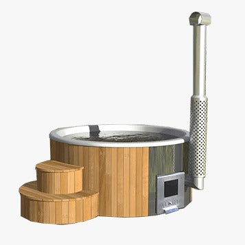  Outdoor Elite - 4 To 6 Person Wood Fired Hot Tub