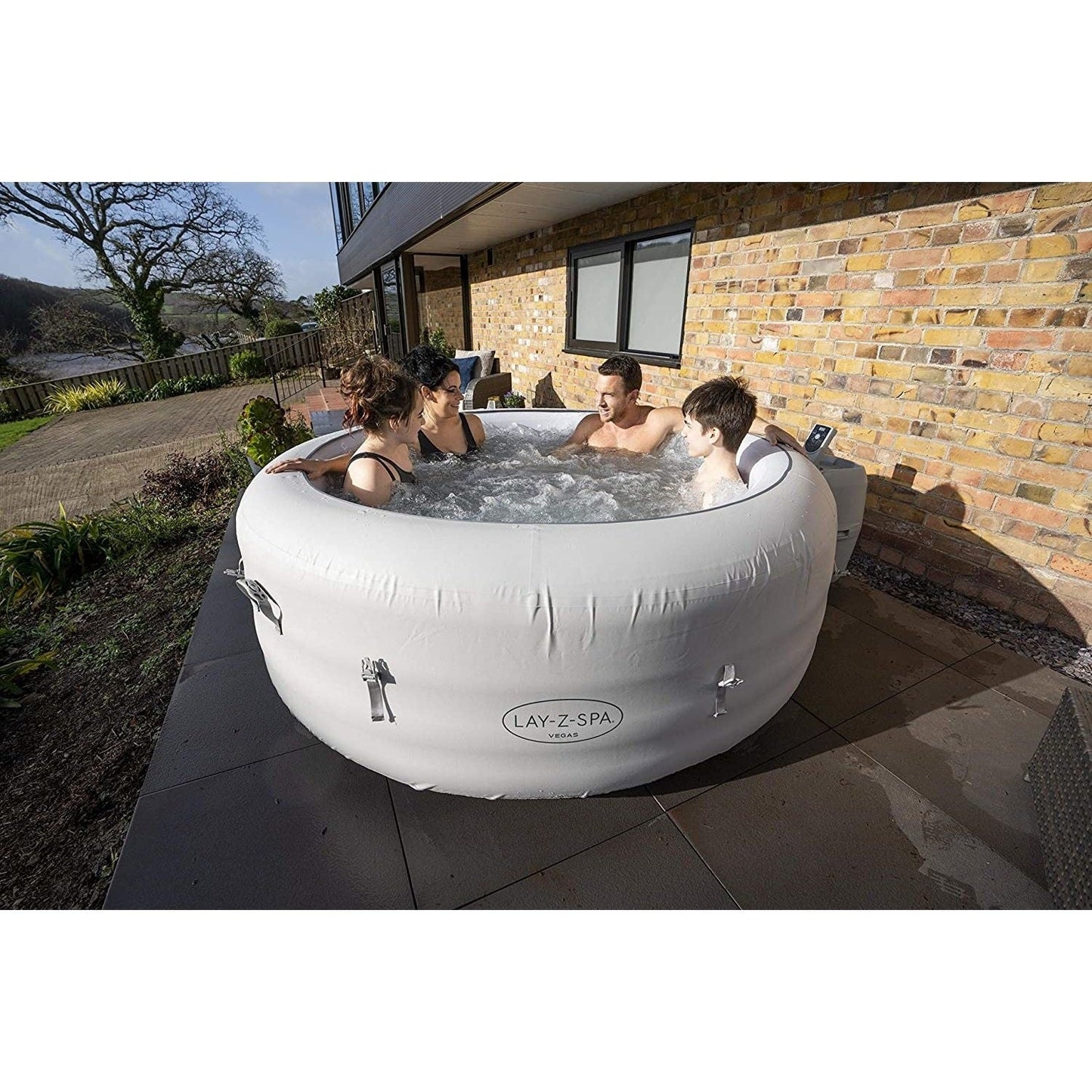 Lay-z Spa Lay-Z-Spa® AirJet Vegas - 6 Person Inflatable Hot Tub