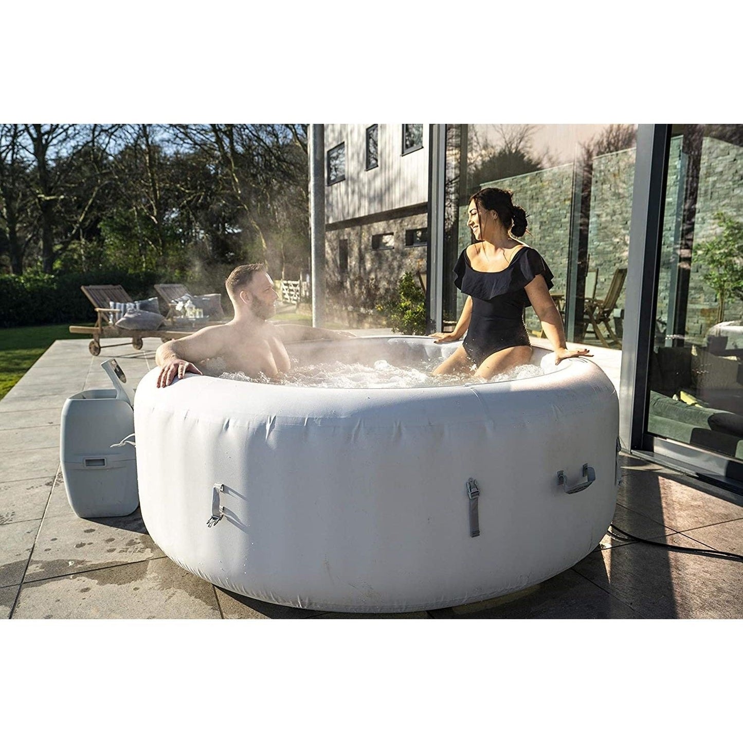 Lay-z Spa Lay-Z-Spa® AirJet Paris - 6 Person Inflatable Hot Tub