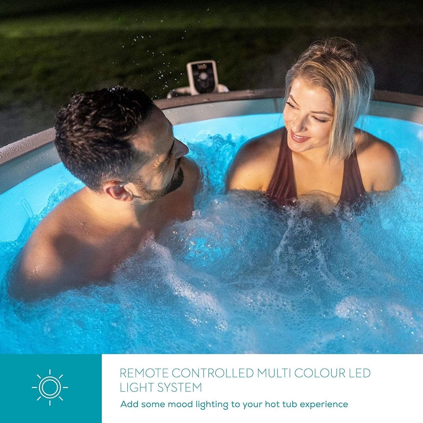 Lay-z Spa Lay-Z-Spa® AirJet Paris - 6 Person Inflatable Hot Tub