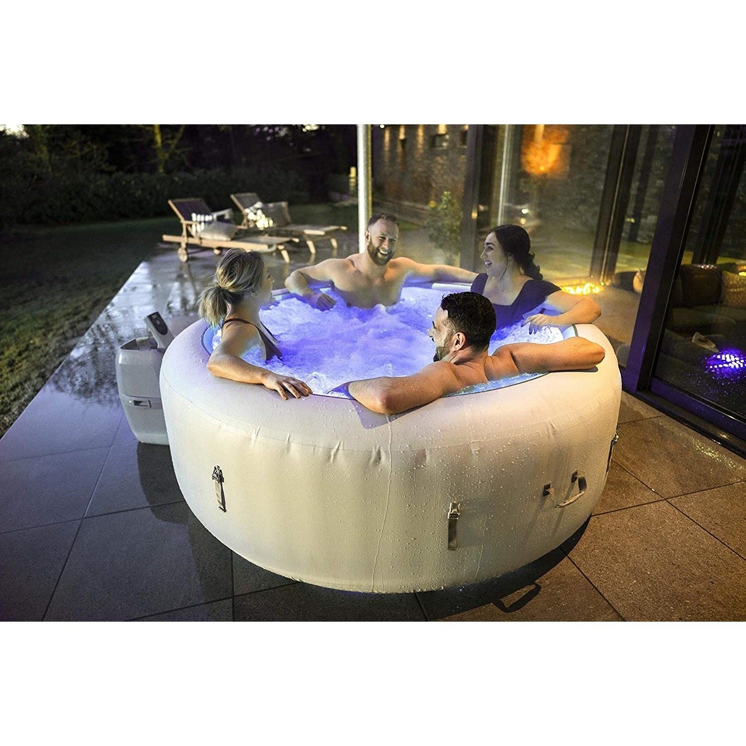 Lay-z Spa Lay-Z-Spa® AirJet Paris - 6 Person Inflatable Hot Tub