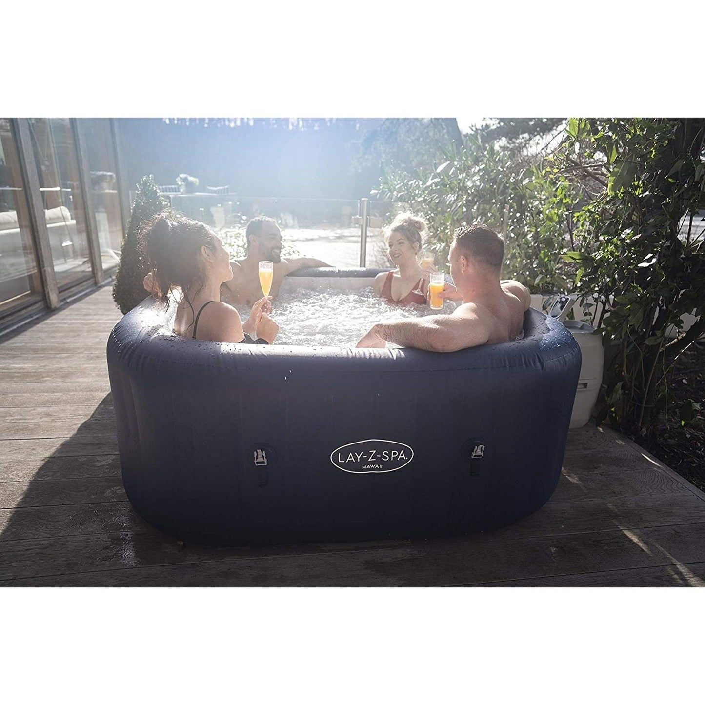 Lay-z Spa Lay-Z-Spa® AirJet Hawaii - 6 Person Inflatable Hot Tub