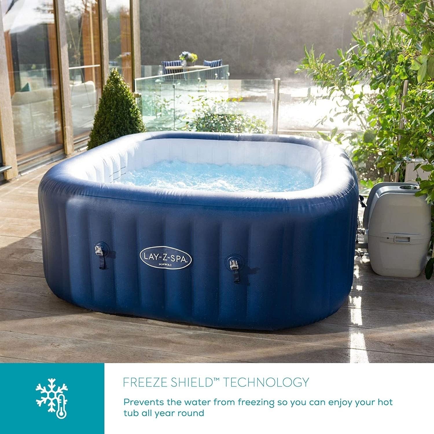 Lay-z Spa Lay-Z-Spa® AirJet Hawaii - 6 Person Inflatable Hot Tub