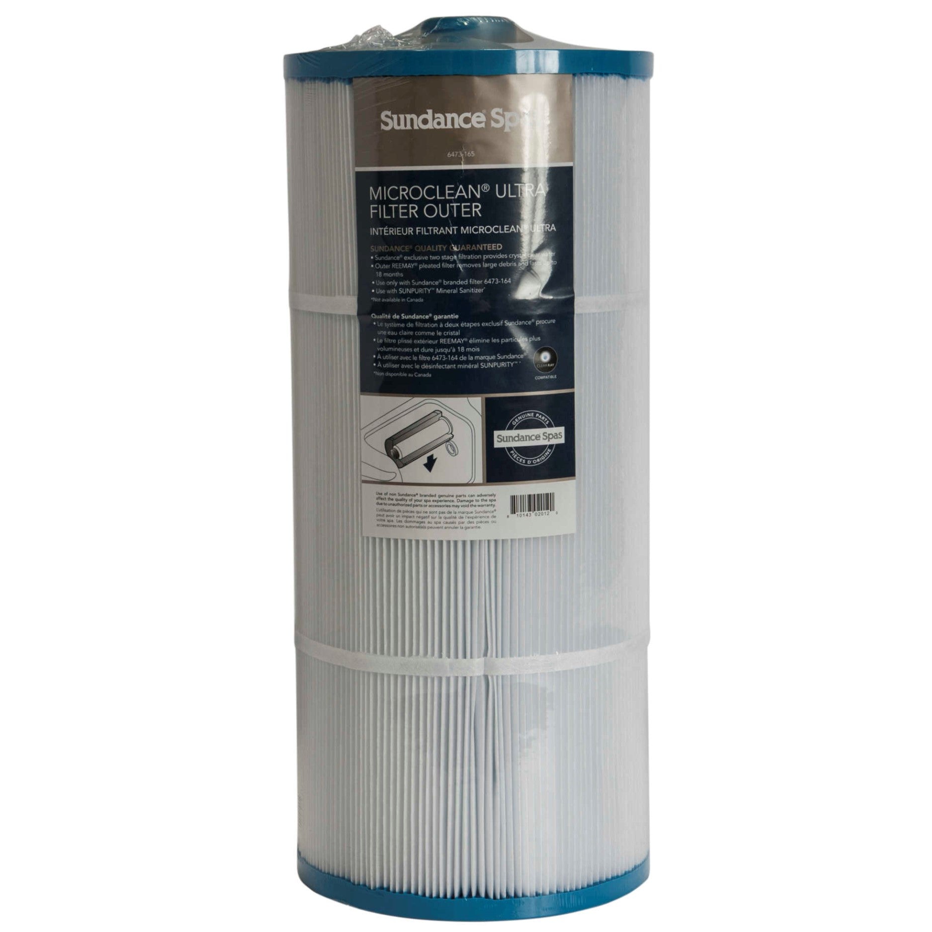  Sundance® Spas Microclean® 880/980 Series Ultra Hot Tub Filter Outer - 6473-165S