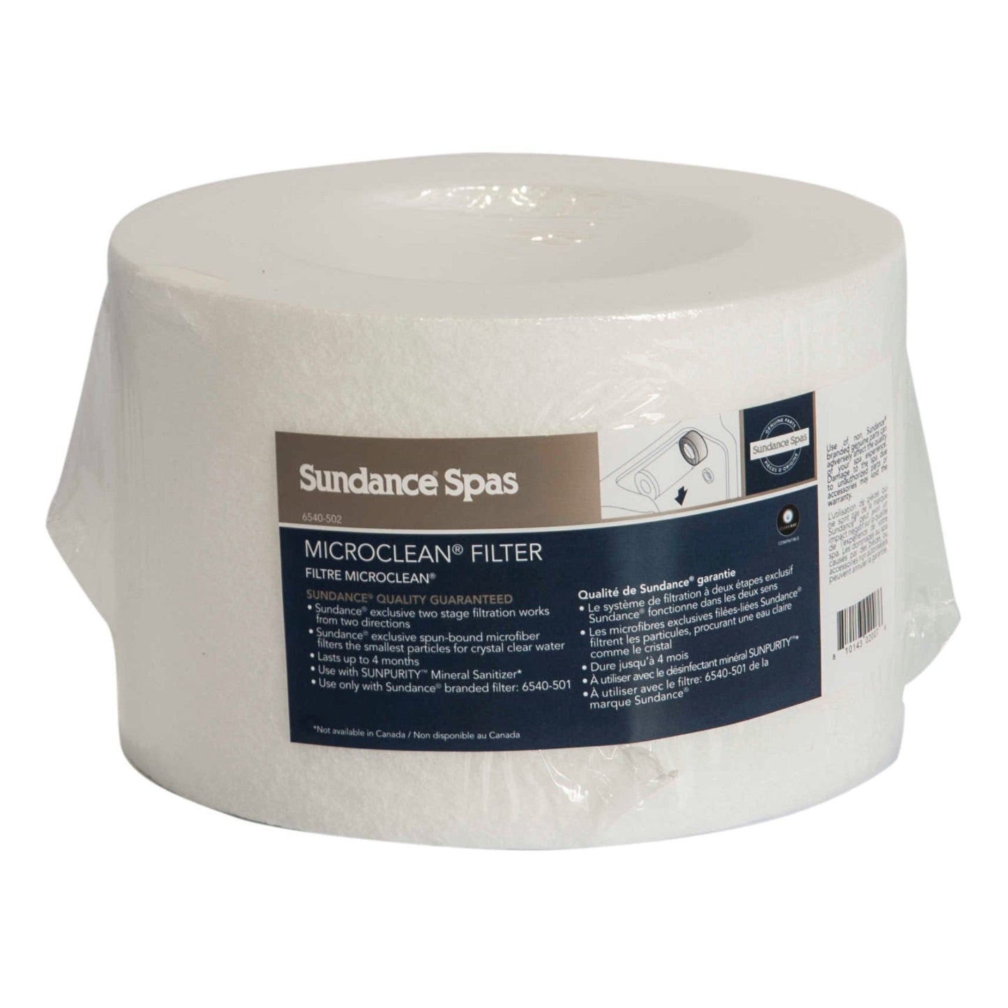  Sundance® Spas Microclean® 780 Series 50sq Ft Disposable Hot Tub Filter - 6540-502S