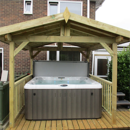  Jacuzzi® J235™ - 5-6 Person Hot Tub With Gazebo Package
