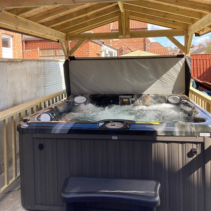  Apex Wooden Hot Tub Gazebo With Roof