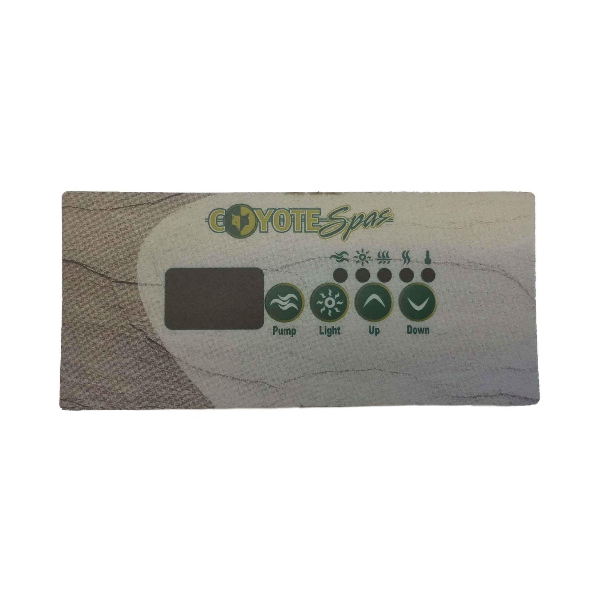  Arctic Spas® Coyote C10/C25 TSC-18 Topside Overlay For 1 Pump Hot Tubs - PAK-112306
