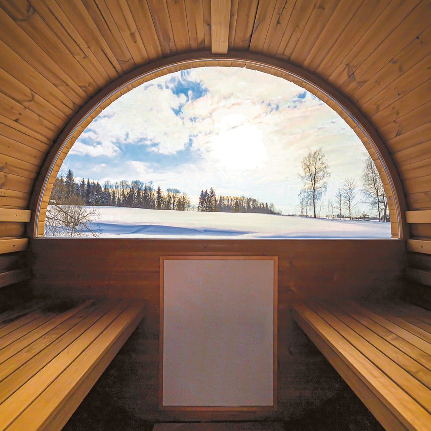  Hekla Barrel 250 - 6 Person Outdoor Sauna