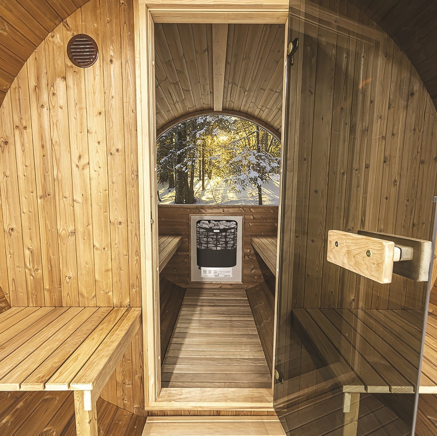  Hekla Barrel 210 - 4 Person Outdoor Sauna