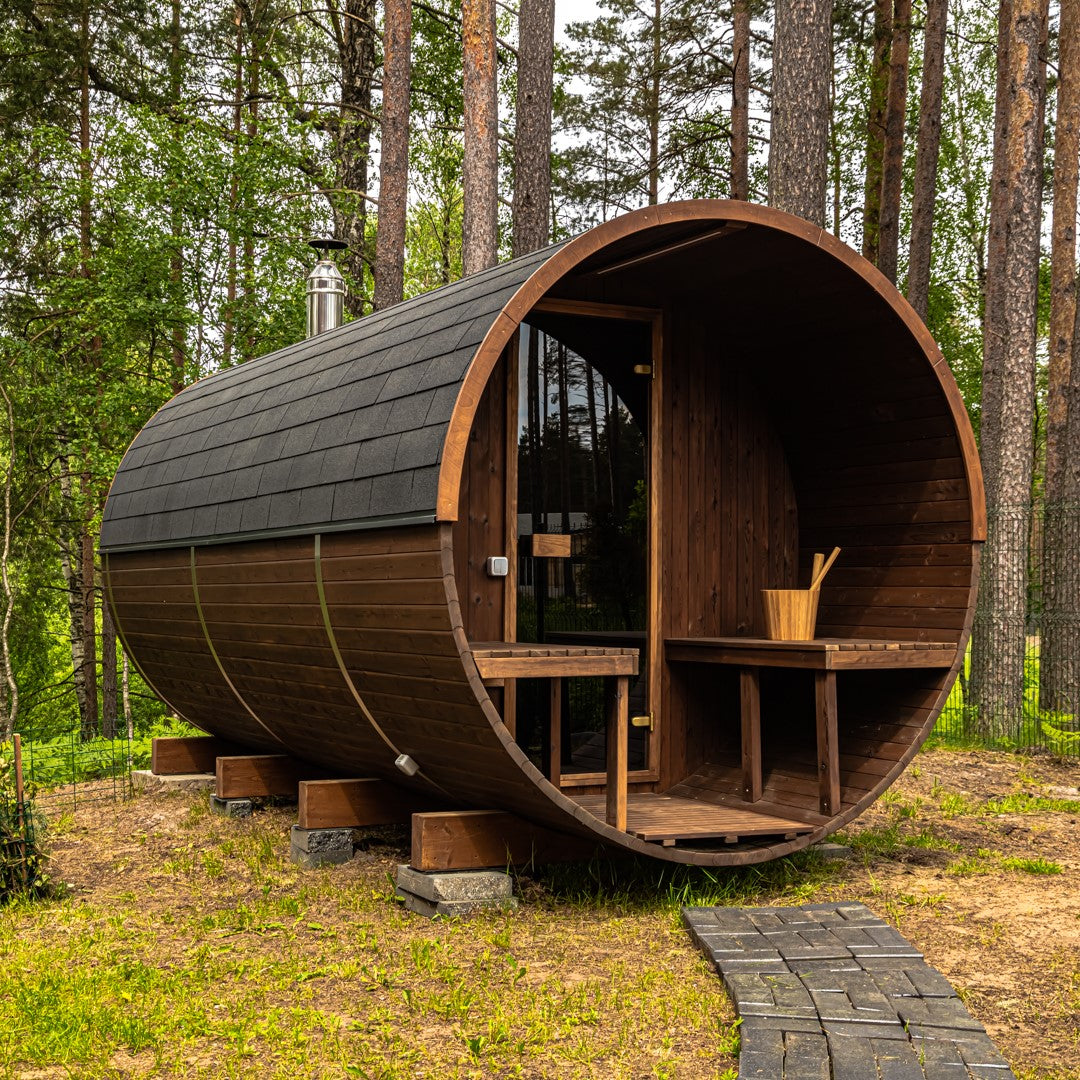  Hekla Barrel 210 - 4 Person Outdoor Sauna