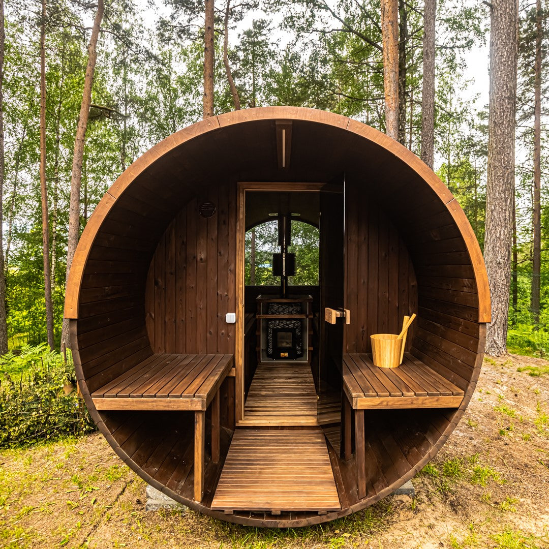  Hekla Barrel 210 - 4 Person Outdoor Sauna