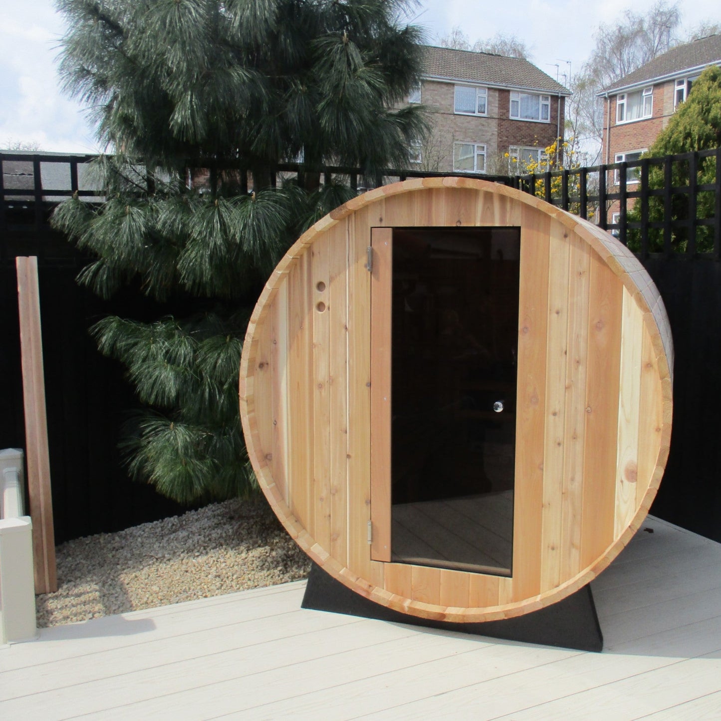  Deluxe 185 - 4 To 5 Person Indoor/Outdoor Barrel Sauna