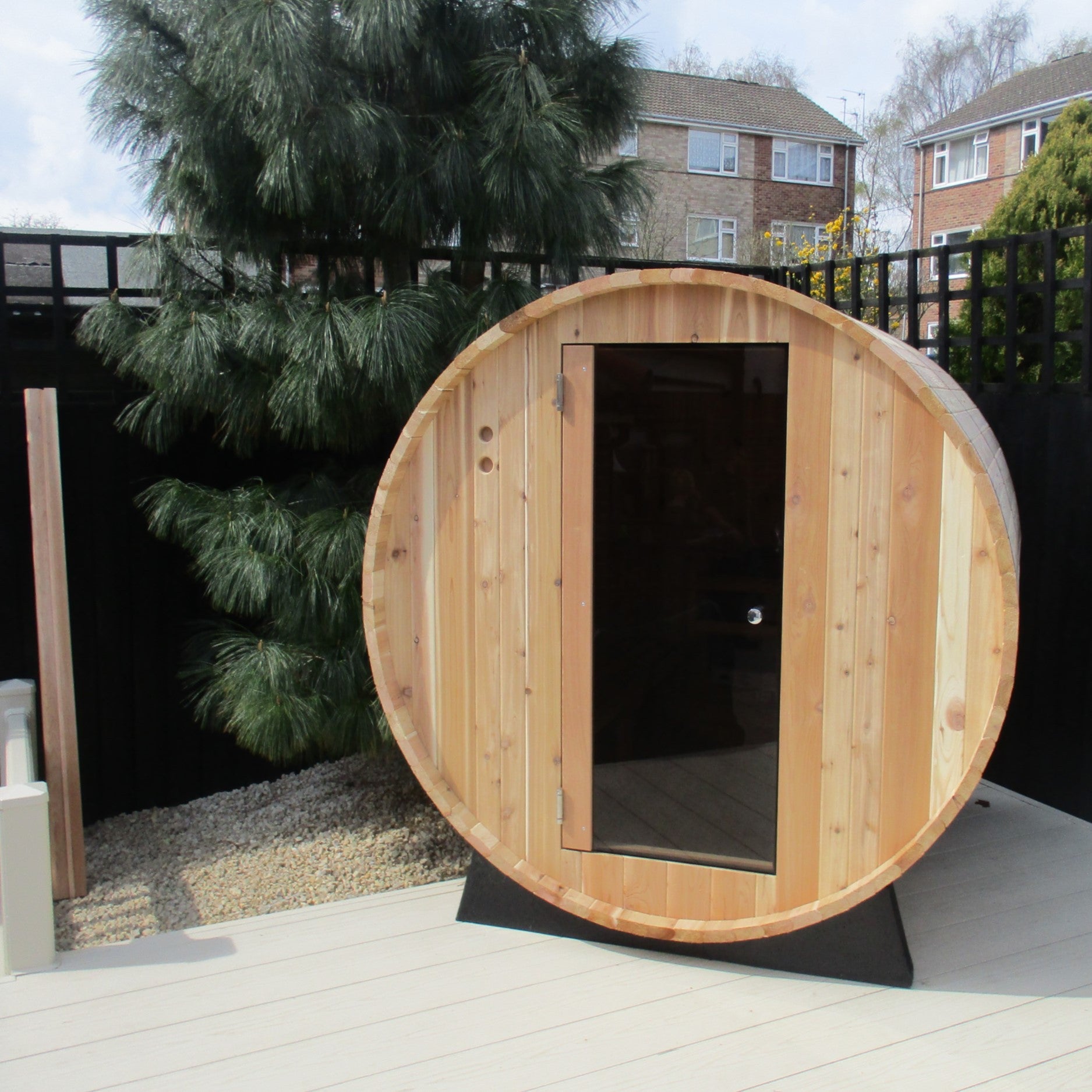  Deluxe 185 - 4 To 5 Person Indoor/Outdoor Barrel Sauna