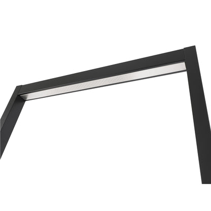  Zen Black Outdoor Shower With Wood Effect Base