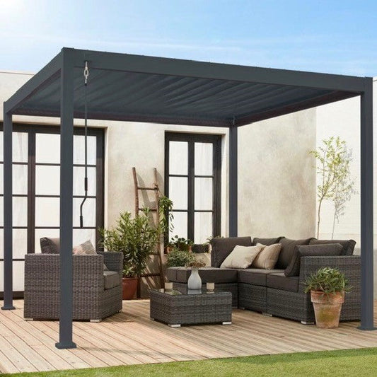  Bespoke Aluminium Hot Tub Pergola With Louvred Roof
