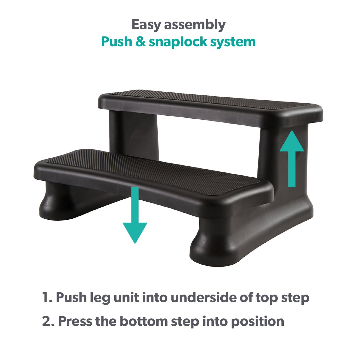  Smart Dual Riser Hot Tub Steps