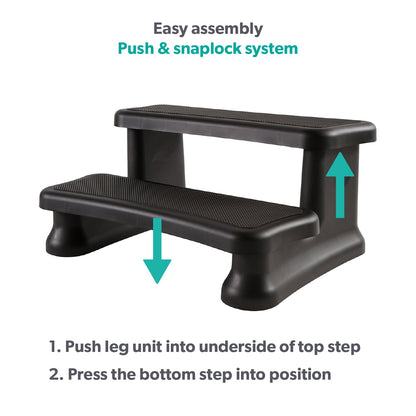  Smart Dual Riser Hot Tub Steps