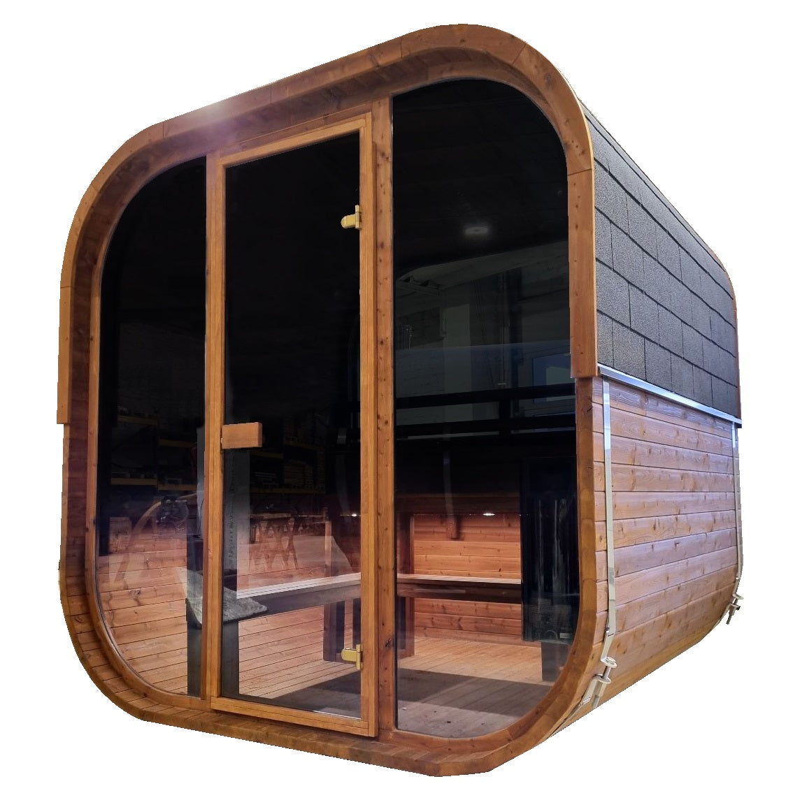  Hekla Cube 250 - 6 Person Outdoor Sauna