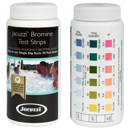  Jacuzzi® Hot Tub Bromine Test Strips - Pack Of 50
