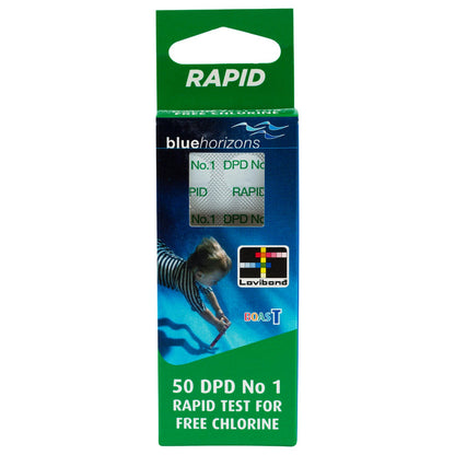  Blue Horizons Lovibond DPD No.1 Rapid Chlorine/Bromine Water Test Tablets - Pack Of 50