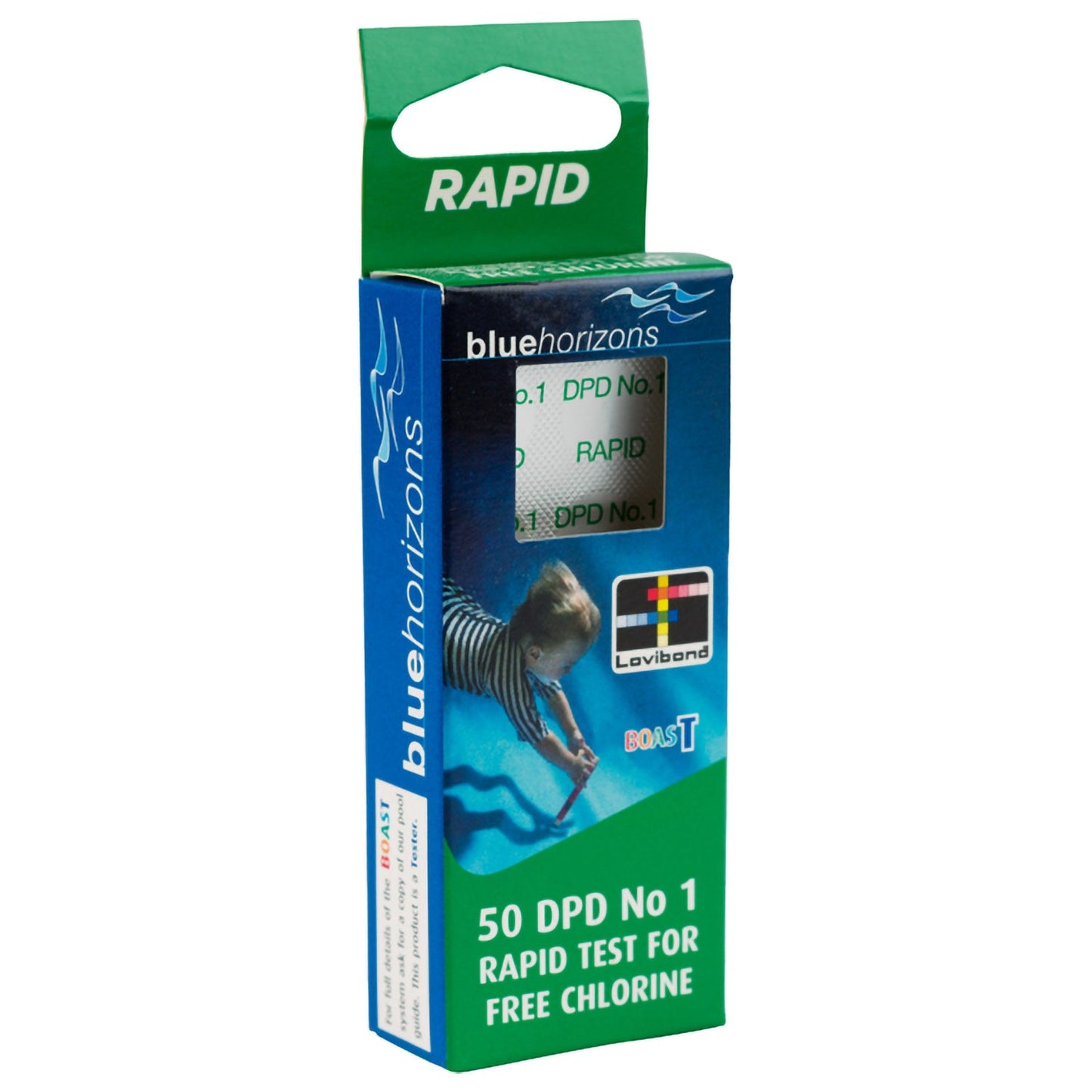  Blue Horizons Lovibond DPD No.1 Rapid Chlorine/Bromine Water Test Tablets - Pack Of 50