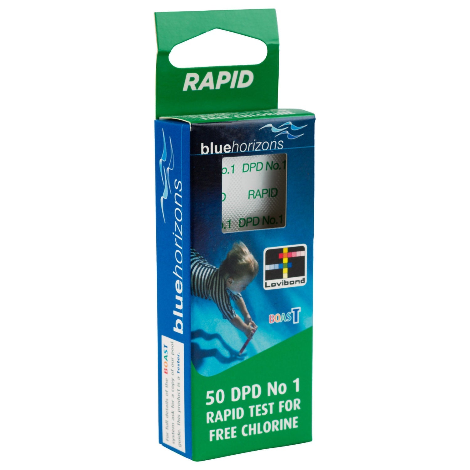  Blue Horizons Lovibond DPD No.1 Rapid Chlorine/Bromine Water Test Tablets - Pack Of 50