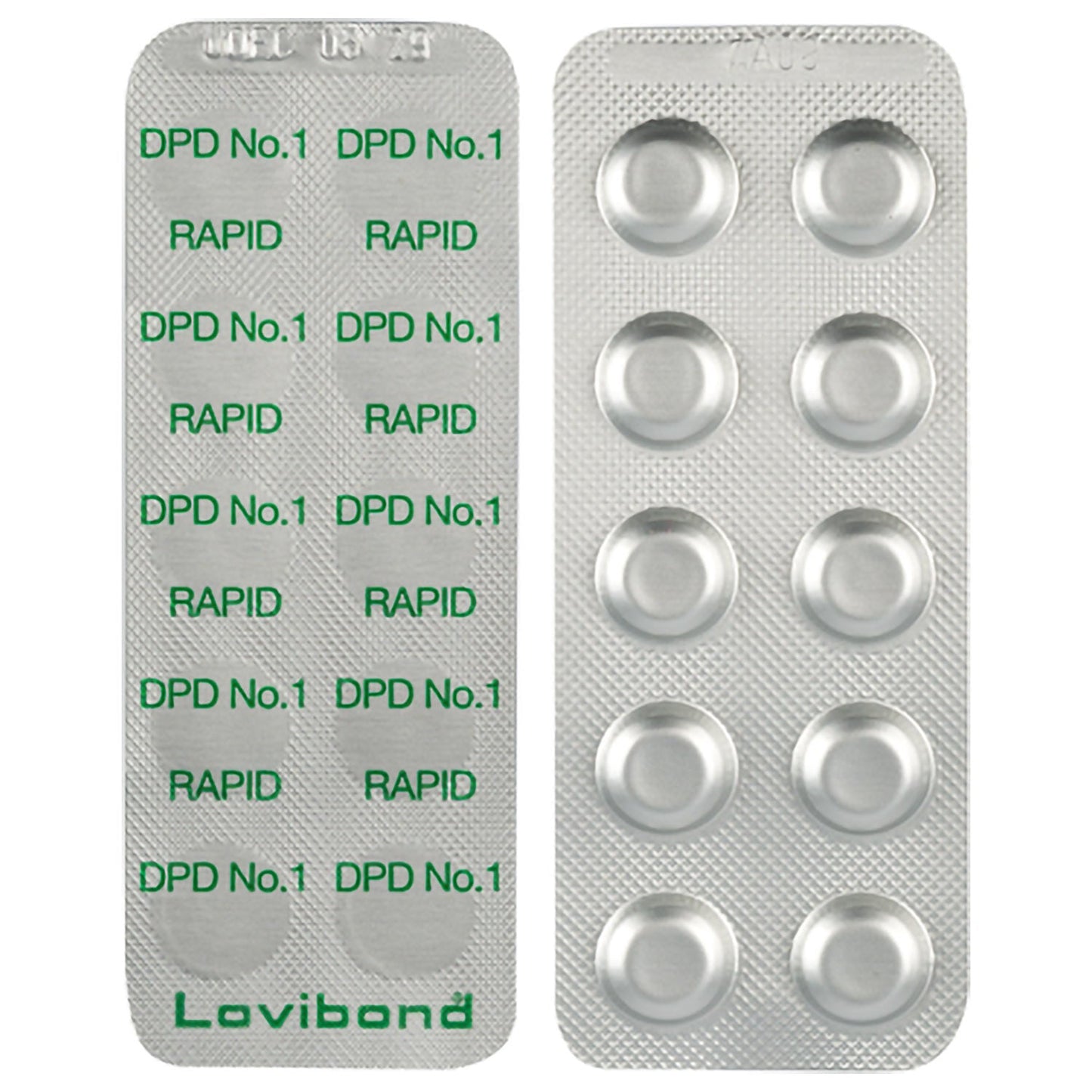  Blue Horizons Lovibond DPD No.1 Rapid Chlorine/Bromine Water Test Tablets - Pack Of 50