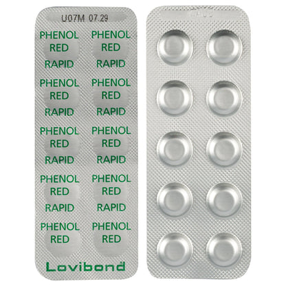  Blue Horizons Lovibond Phenol Red Rapid Hot Tub PH Water Test Tablets - Pack Of 50