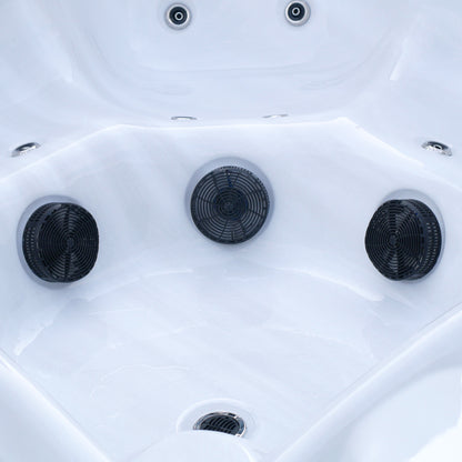  Outdoor Happy - 5 Person Hot Tub With 2 Loungers