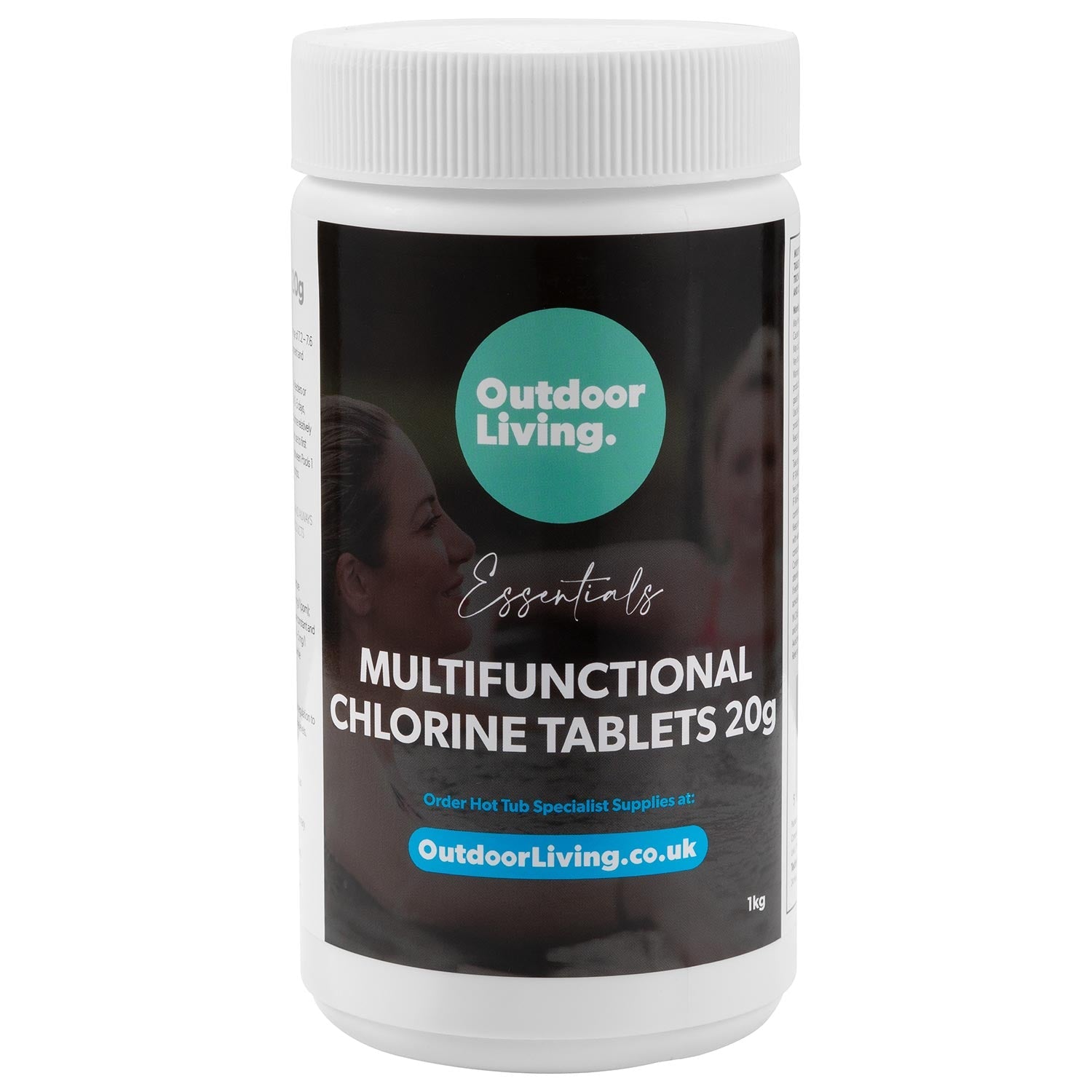  Hot Tub Multifunctional Stabilised Chlorine Tablets - 1kg | Outdoor Living