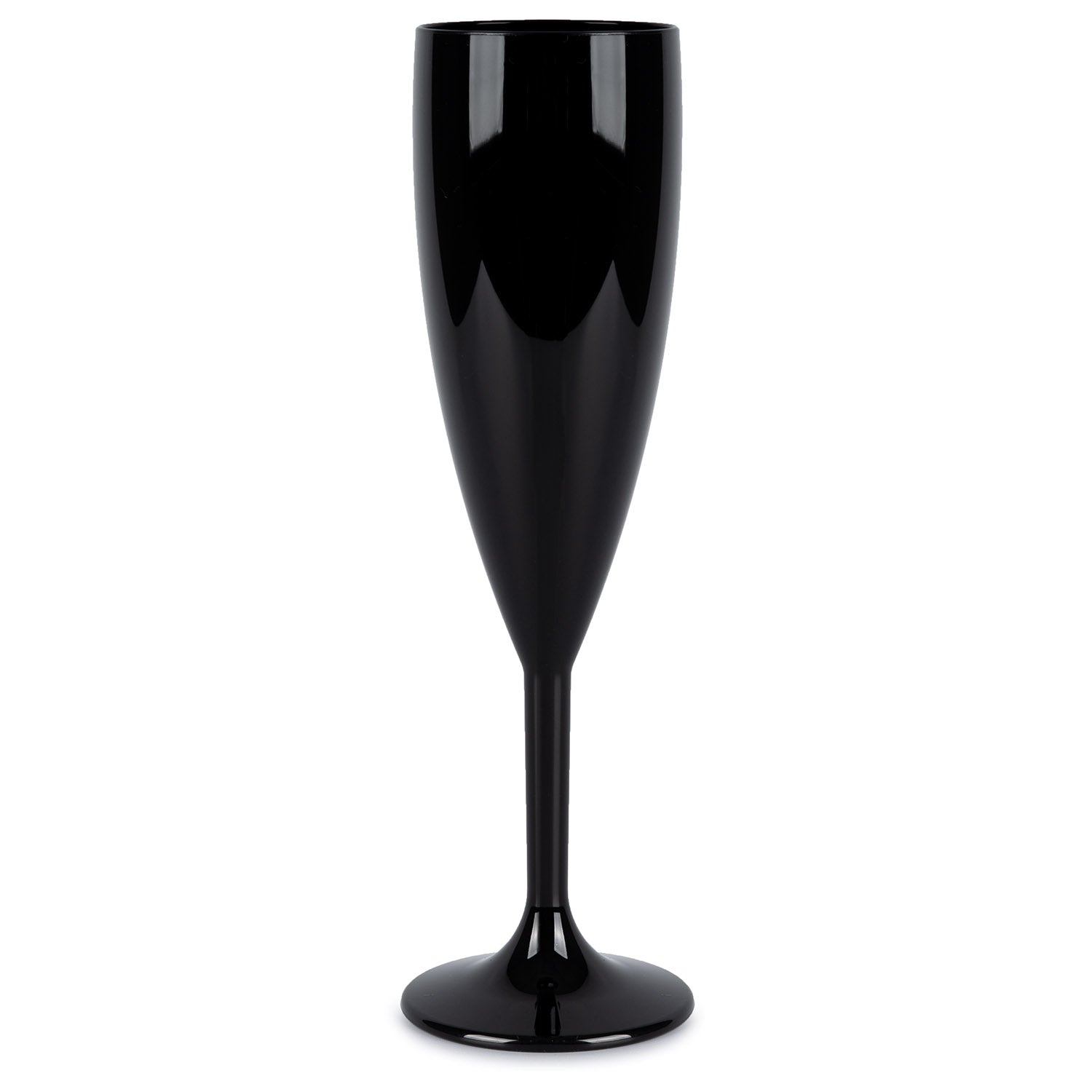  Hot Tub Safe Black Champagne Glass
