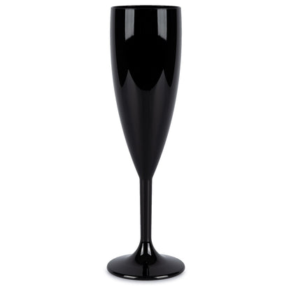  Hot Tub Safe Black Champagne Glass