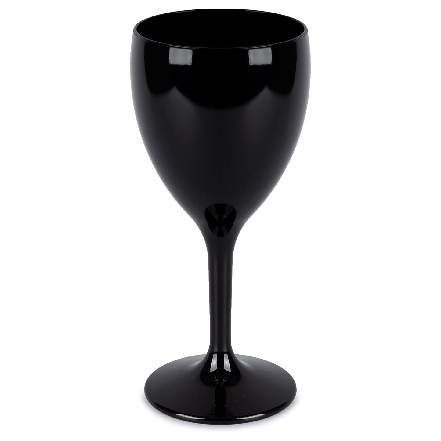  Hot Tub Safe Black Wine Glass