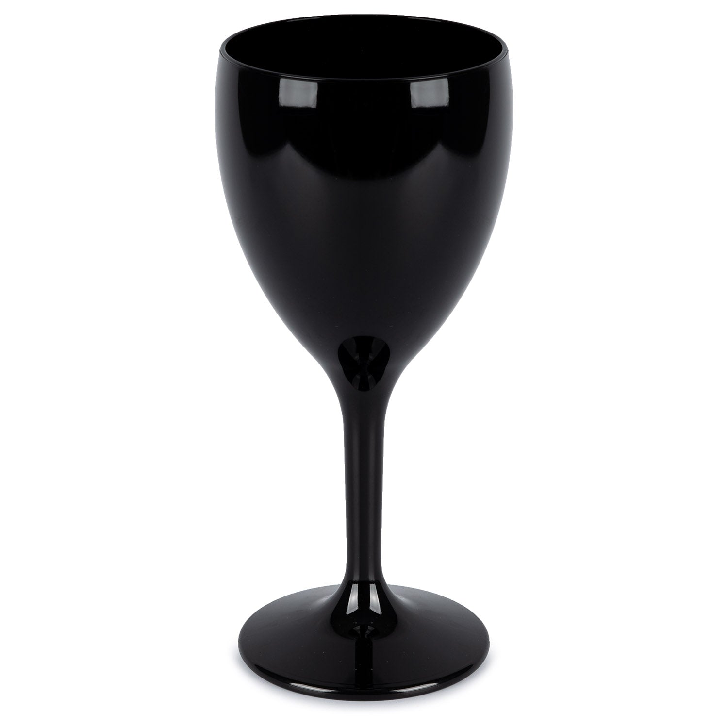  Hot Tub Safe Black Wine Glass