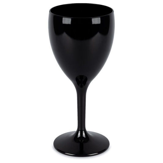 Hot Tub Safe Black Wine Glass