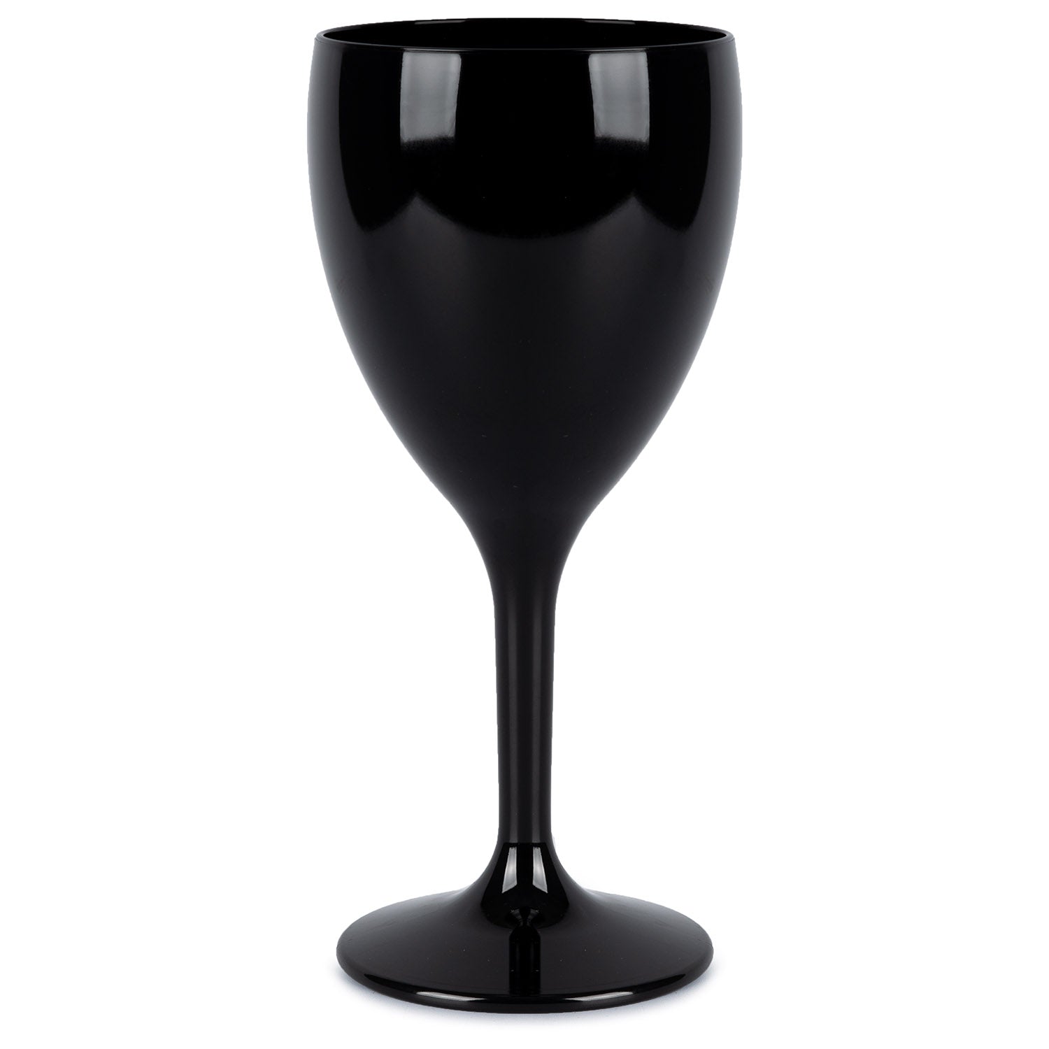  Hot Tub Safe Black Wine Glass
