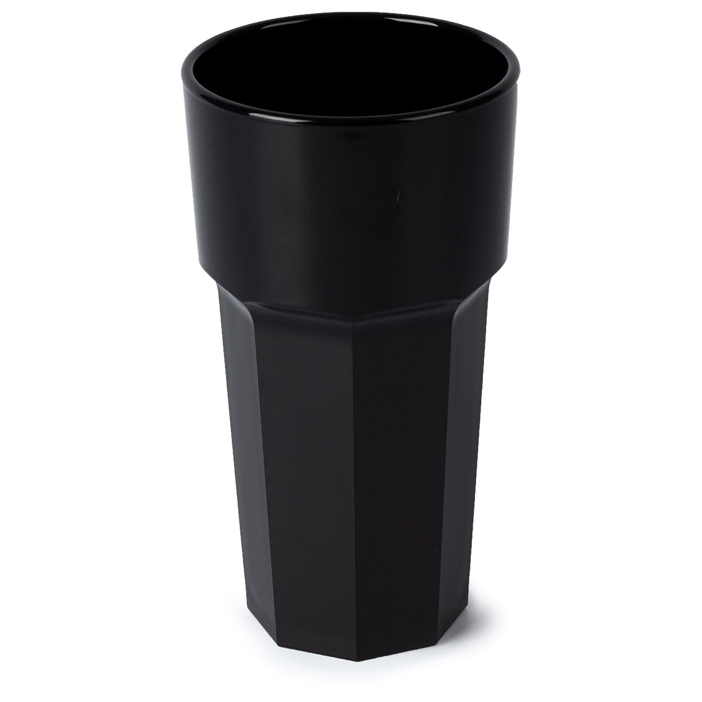  Hot Tub Safe Large Black Tumbler Glass
