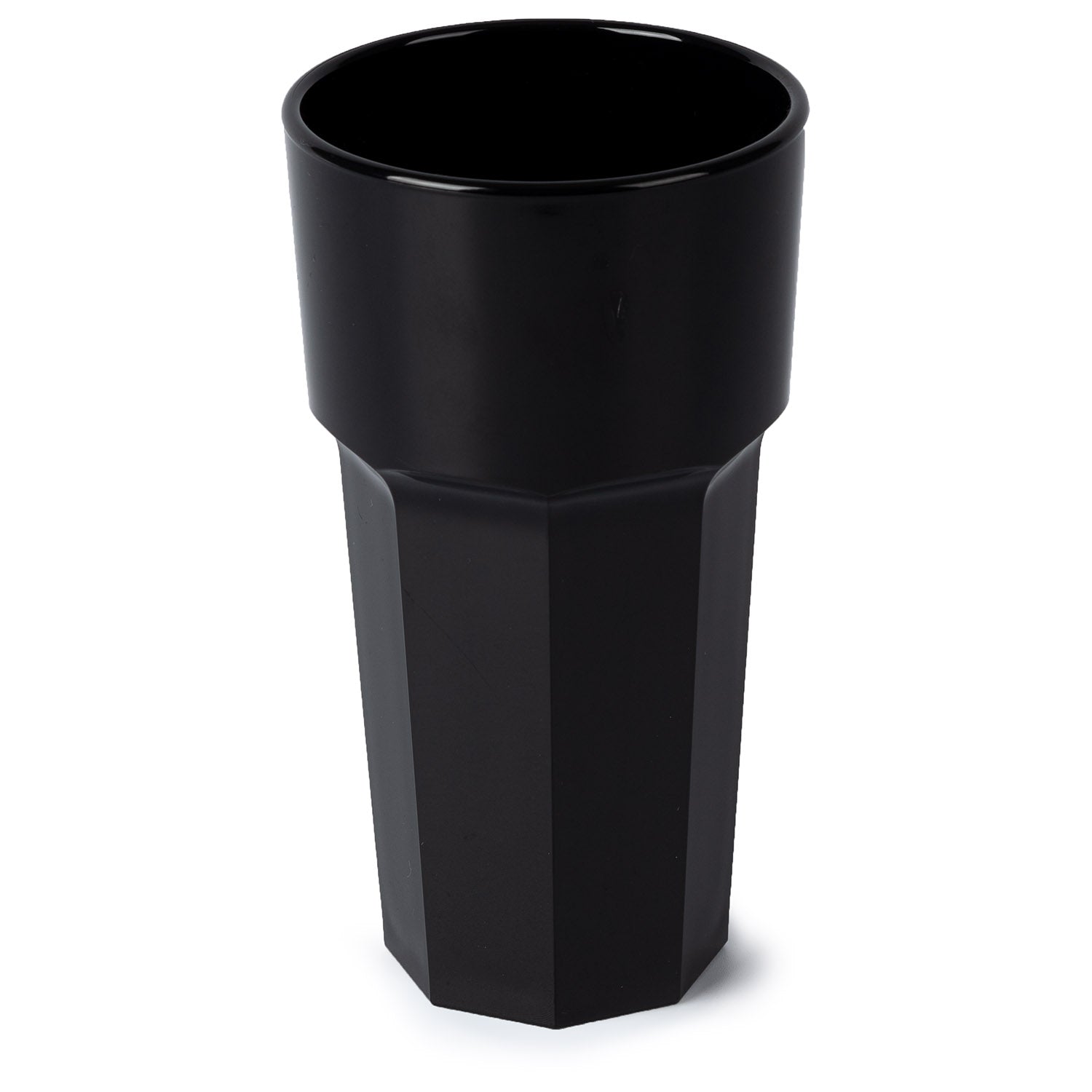  Hot Tub Safe Large Black Tumbler Glass